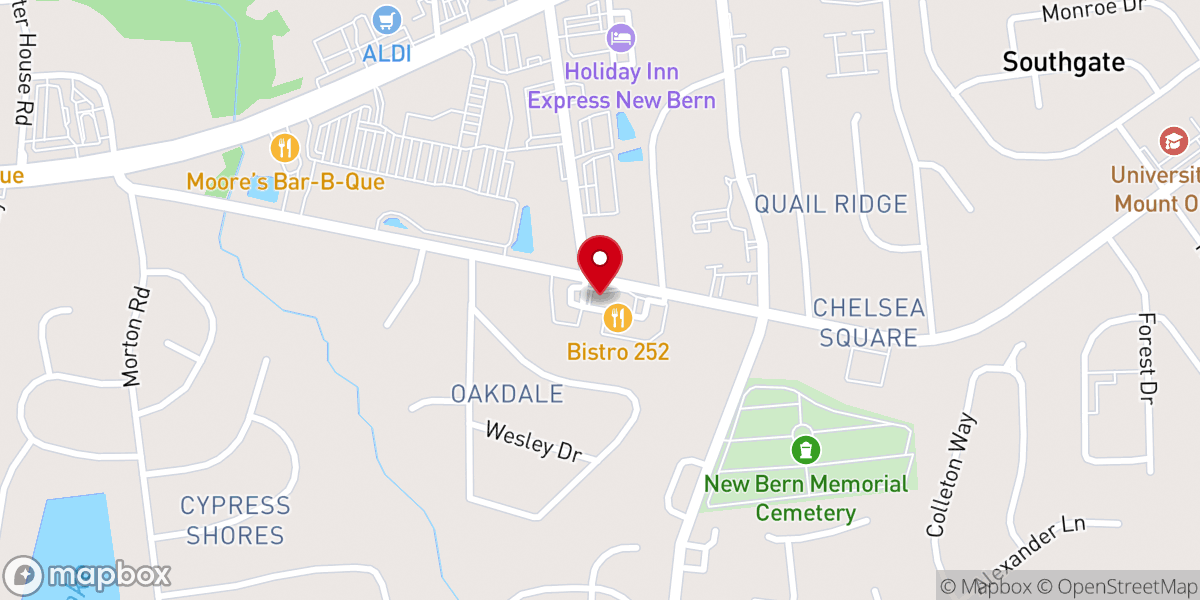 Map showing location of Solid Rock Global Methodist Church