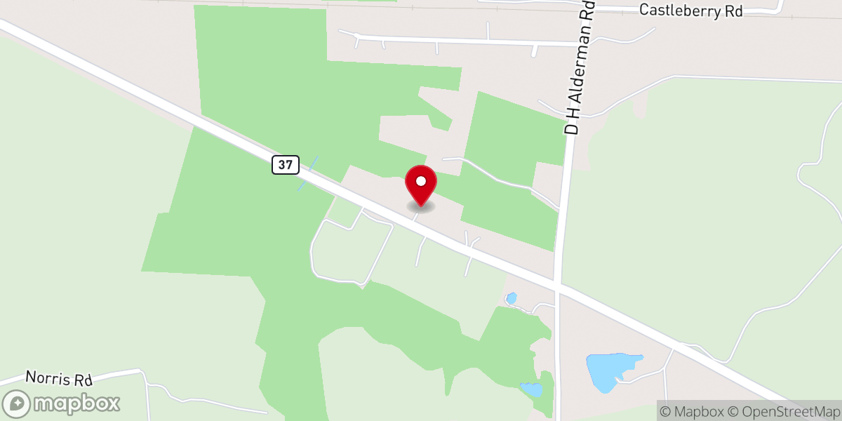 Map showing location of Iglesia Manantial De Bendiciones