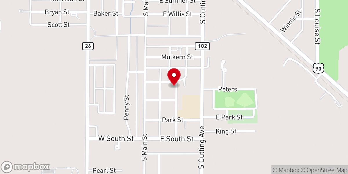 Map showing location of Power House Church Of God In Christ