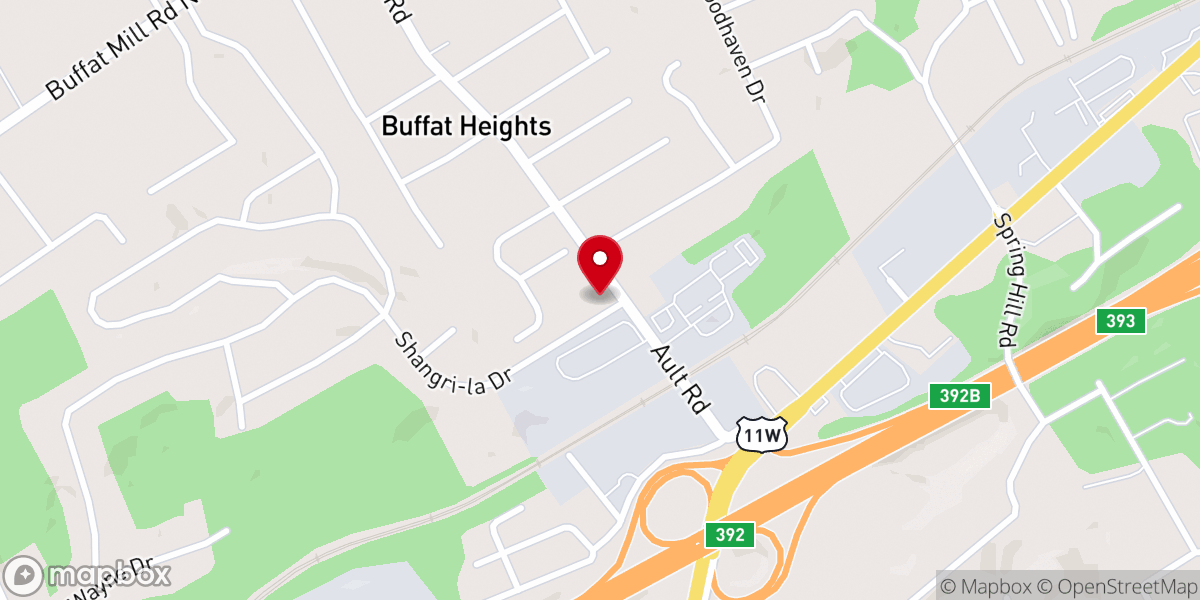 Map showing location of Christ Temple Holiness Church