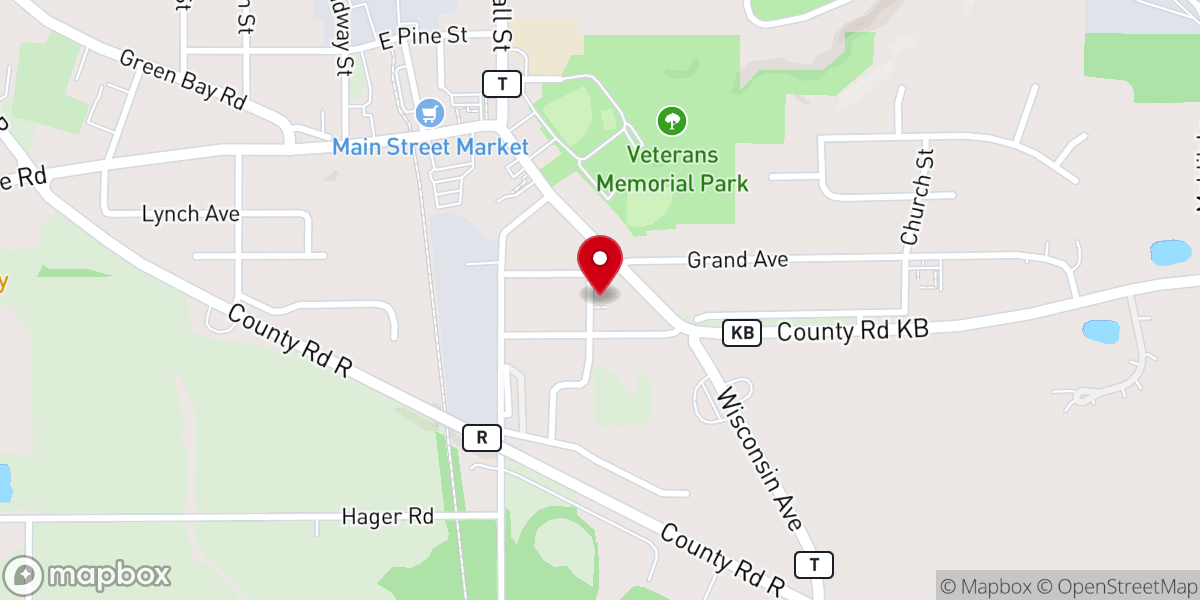 Map showing location of Zion United Methodist Church