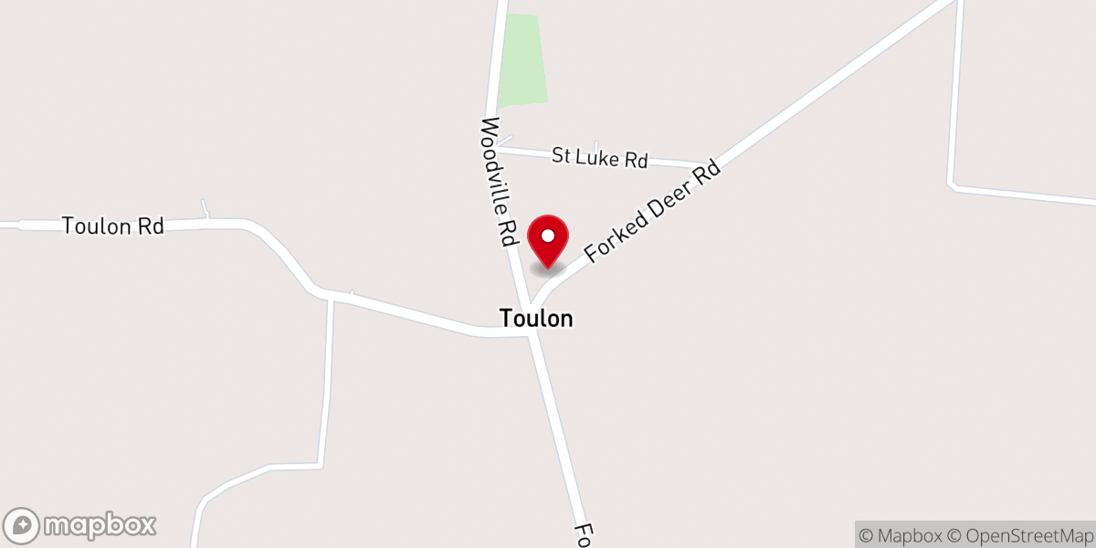 Map showing location of Maranatha Baptist Church