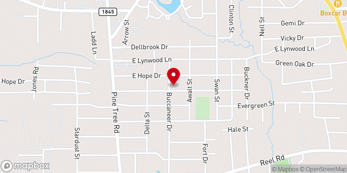 Map showing location of Beyond Ourselves Ministry