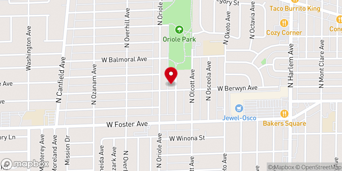 Map showing location of Saint Andrew Presbyterian Church