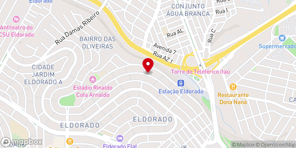 Map showing location of Igreja Pentecostal Unida do Brasil