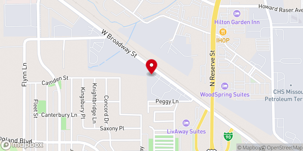 Map showing location of Engaging Heaven Church - Missoula
