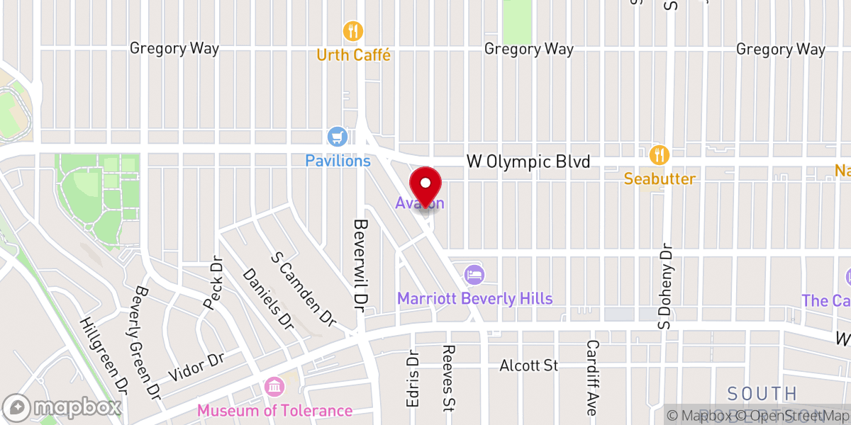 Map showing location of Mount Calvary Lutheran Church