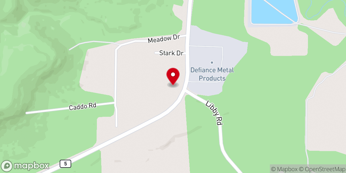 Map showing location of Libby Road Missionary Baptist Church