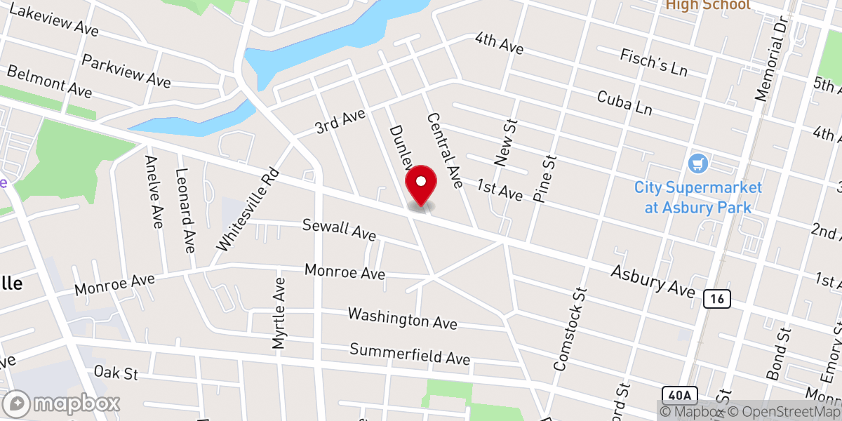 Map showing location of Iglesia Pentecostés Restaurando Vidas Inc