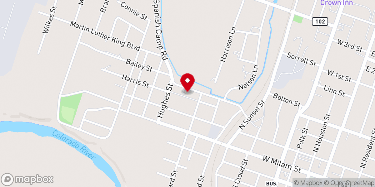 Map showing location of Macedonia Baptist Church
