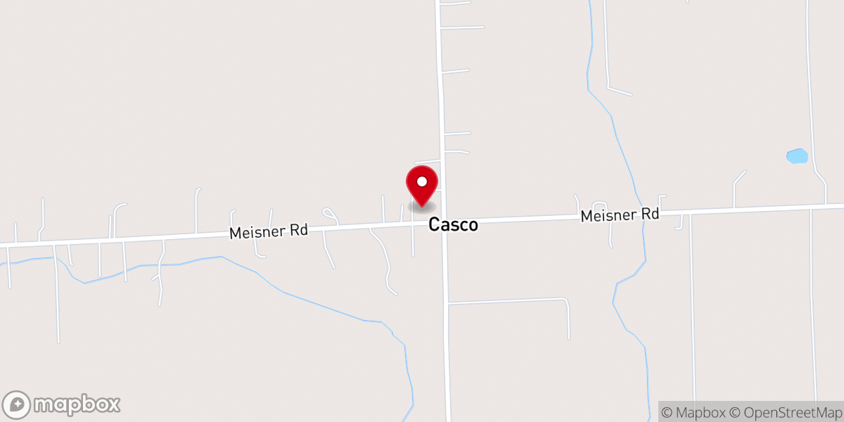 Map showing location of St James United Church of Christ