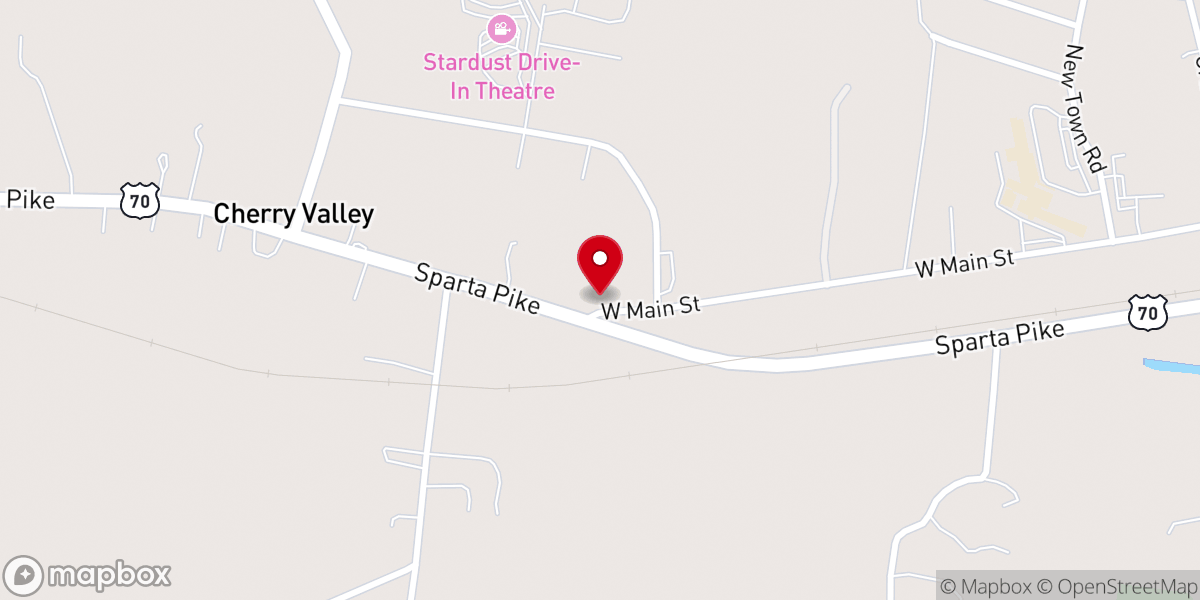 Map showing location of Mt Zion Missionary Baptist Church