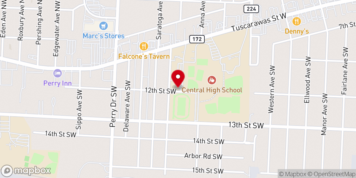 Map showing location of Guardian Angels Parish