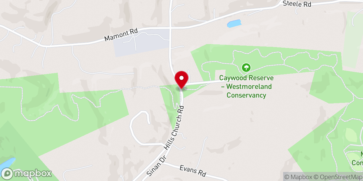 Map showing location of Caywood Nature Reserve