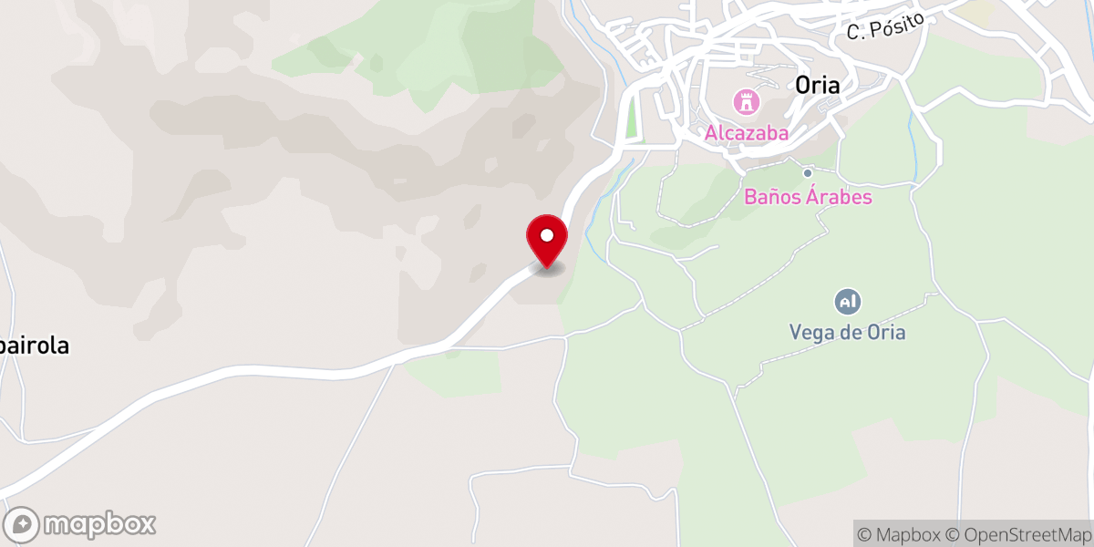 Map showing location of Ermita De San Gregorio