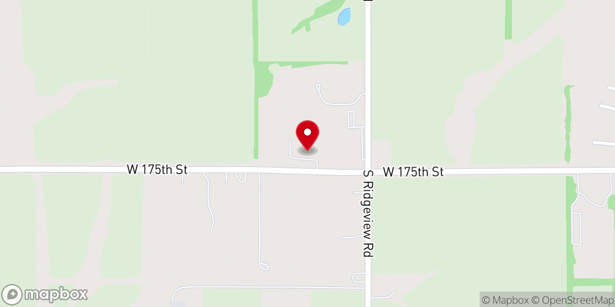 Map showing location of Living Hope Church