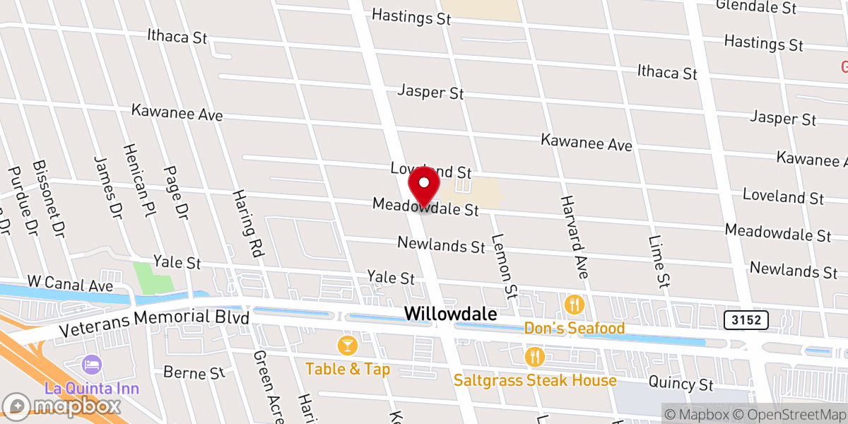 Map showing location of St. Ann Church and National Shrine