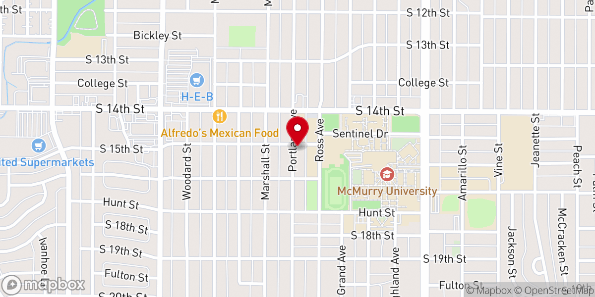 Map showing location of Good Shepherd Baptist Mission Church