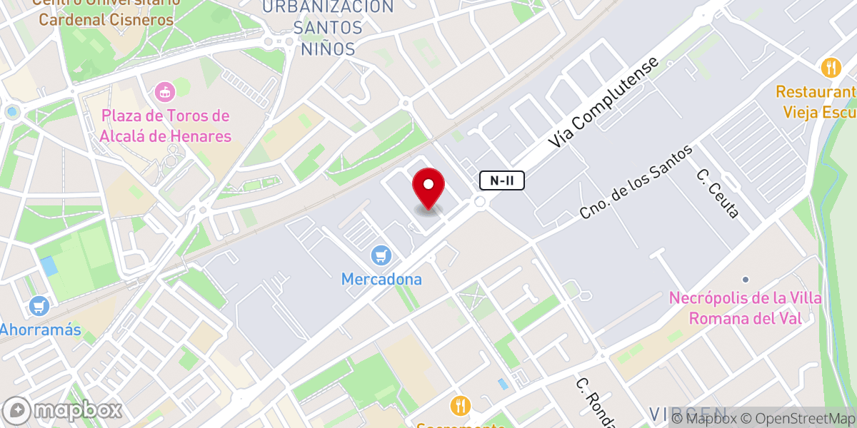 Map showing location of Iglesia Pentecostal-Monte Horeb