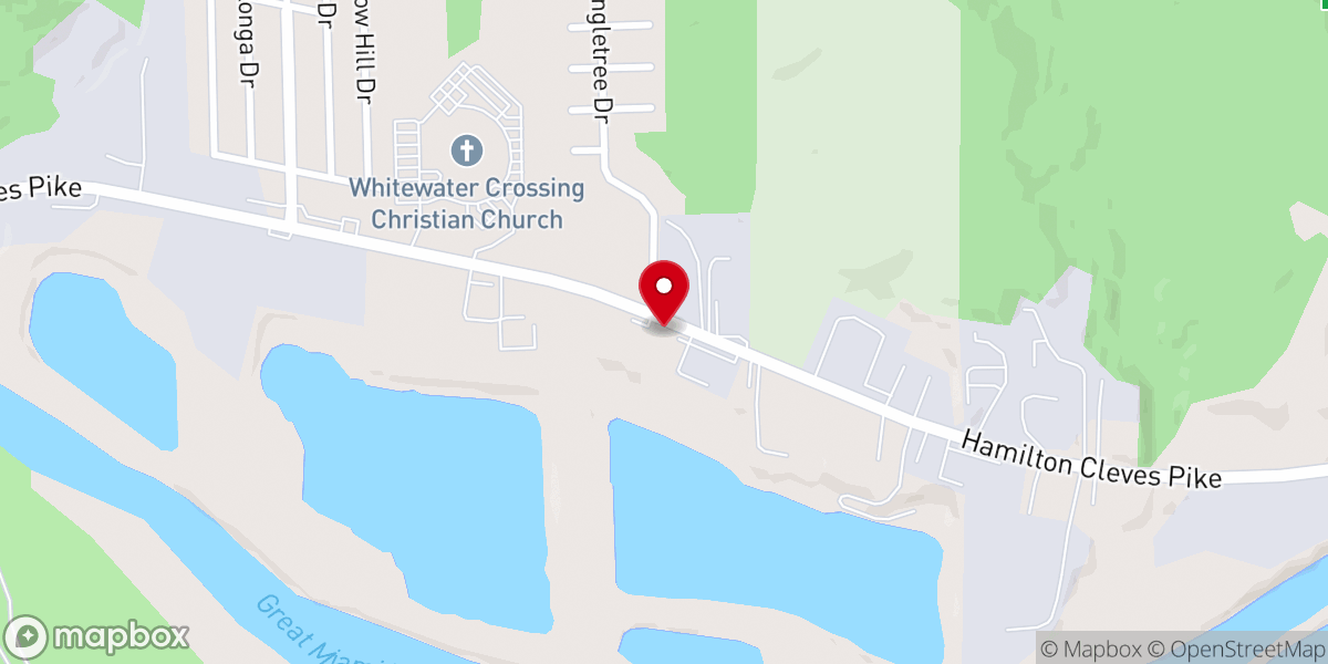 Map showing location of Restoration Christian Church