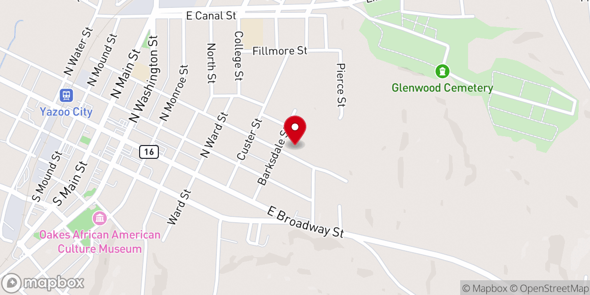 Map showing location of Inspired Heights Ministries