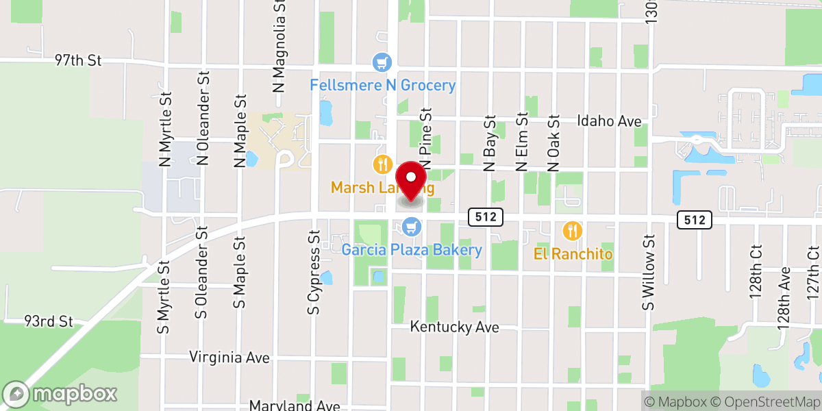 Map showing location of Iglesia Tabernaculo Dios Shamma.M.A