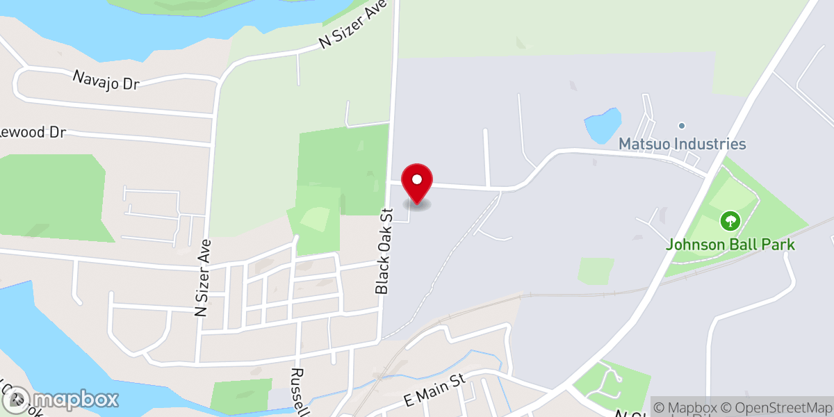 Map showing location of Appalachian Ministries of the Smokies