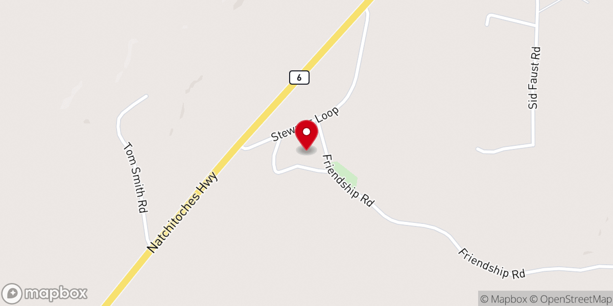 Map showing location of Friendship Church of the Nazarene