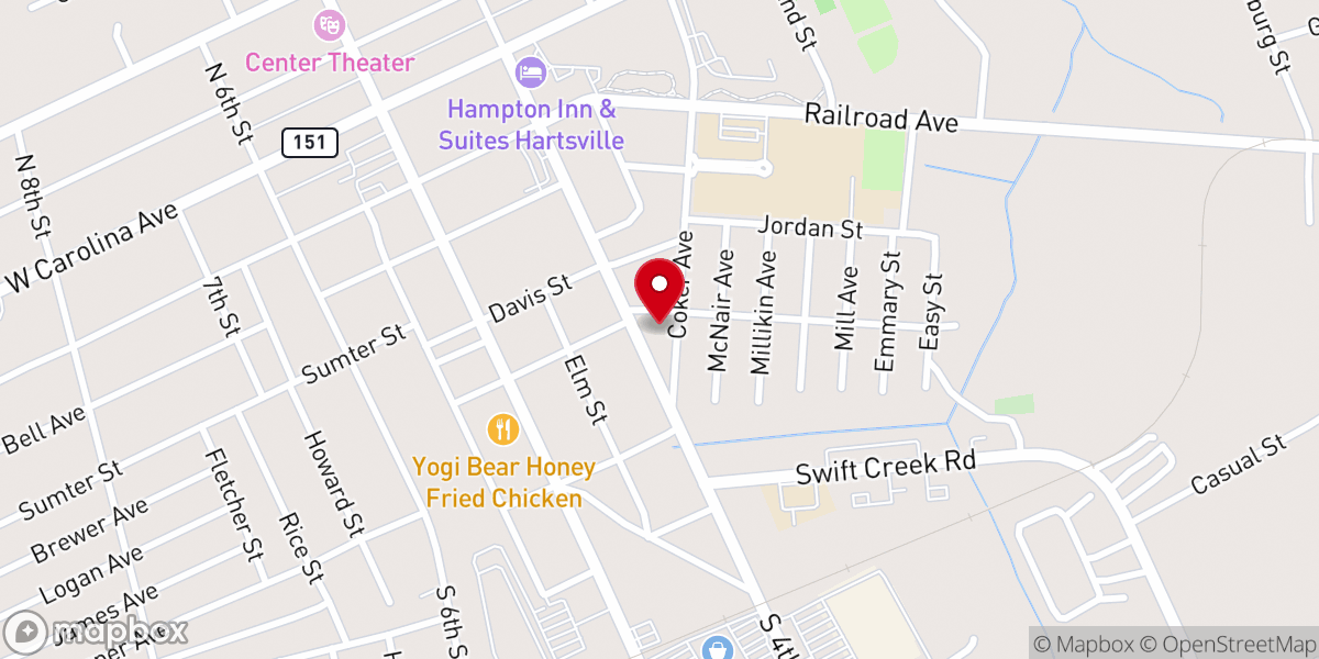 Map showing location of Magnify Church