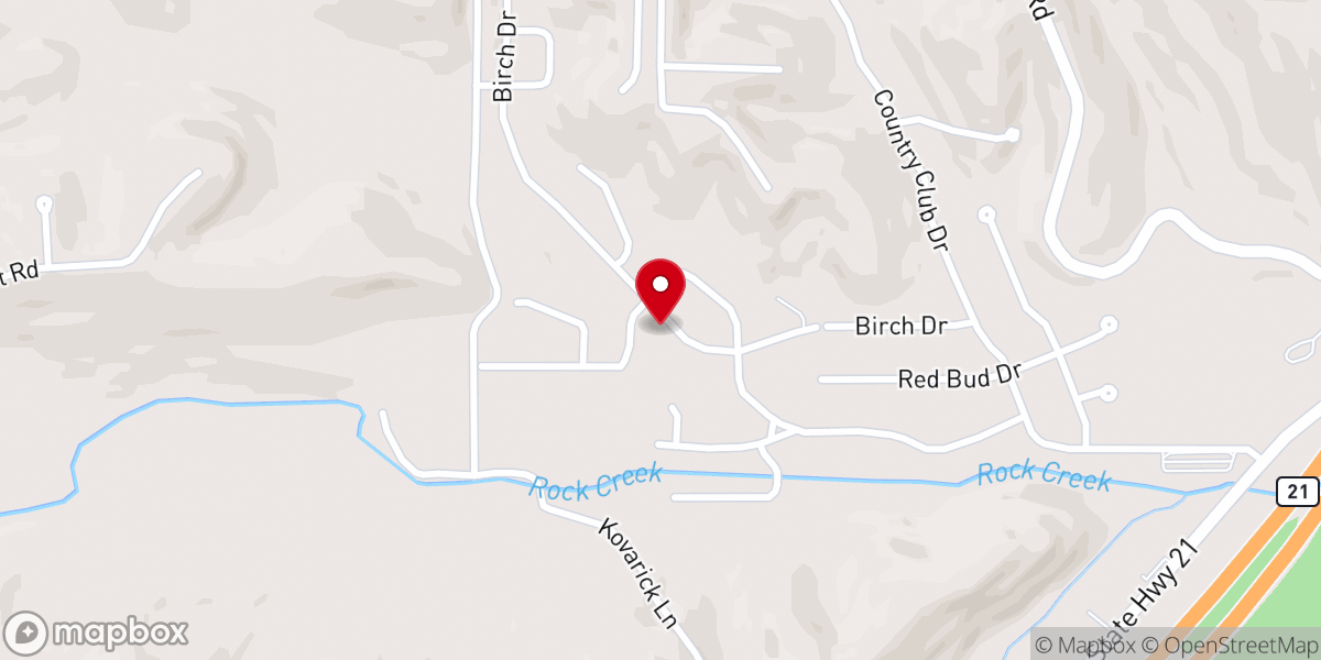 Map showing location of Country Club Community Church
