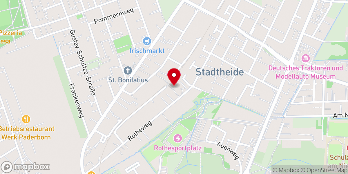 Map showing location of Ev.-Luth. Pfarramt Matthäus-Gemeindezentrum