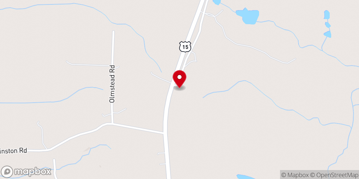 Map showing location of Bullock's United Methodist Church