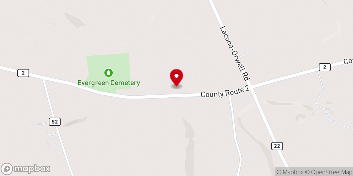 Map showing location of Greater Victory Fellowship Church
