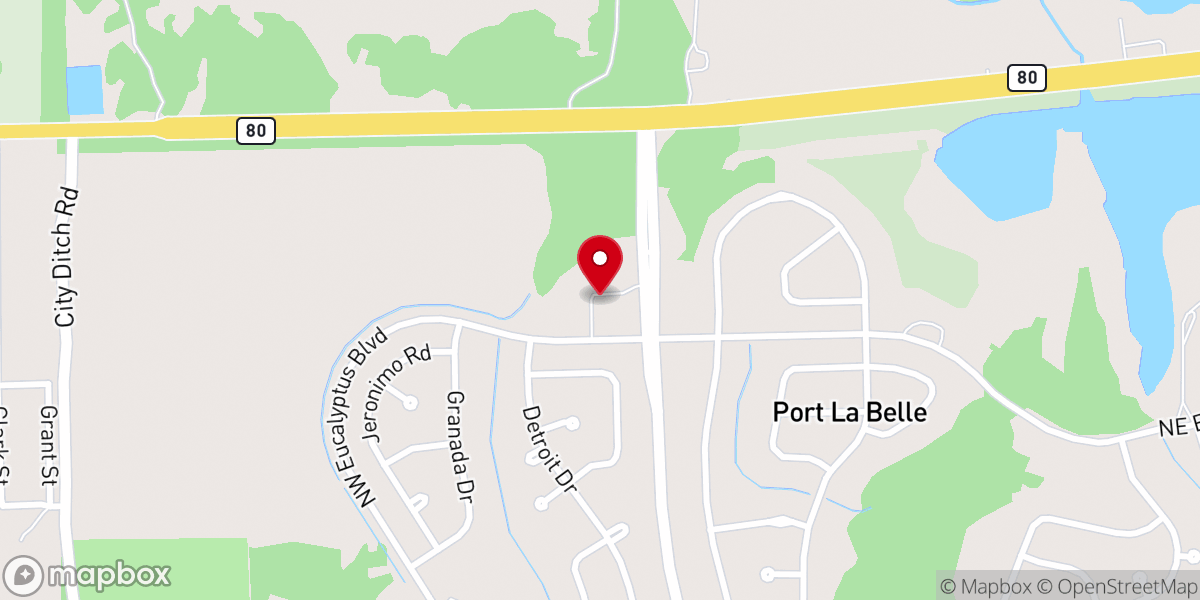 Map showing location of Church of the Good Shepherd