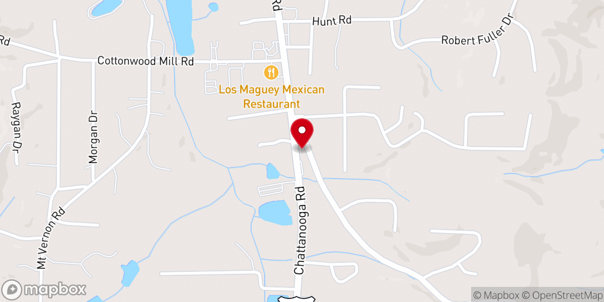 Map showing location of Royal Baptist church