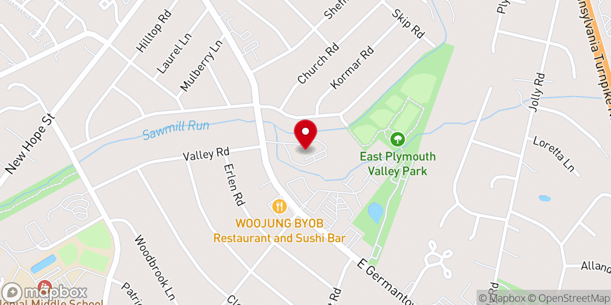 Map showing location of Storehouse Church