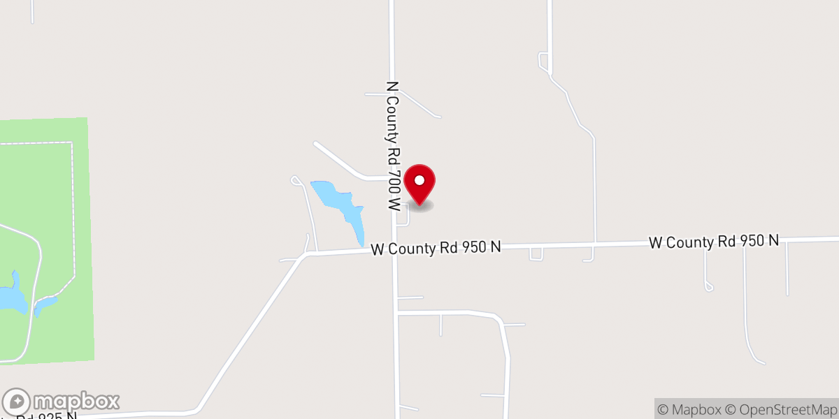 Map showing location of Crossroads Community Church