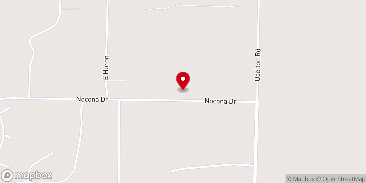 Map showing location of Nocona Hills Community Church