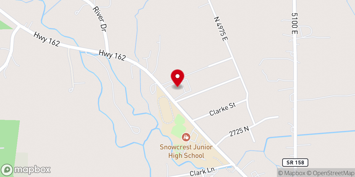 Map showing location of Eden 2nd Ward