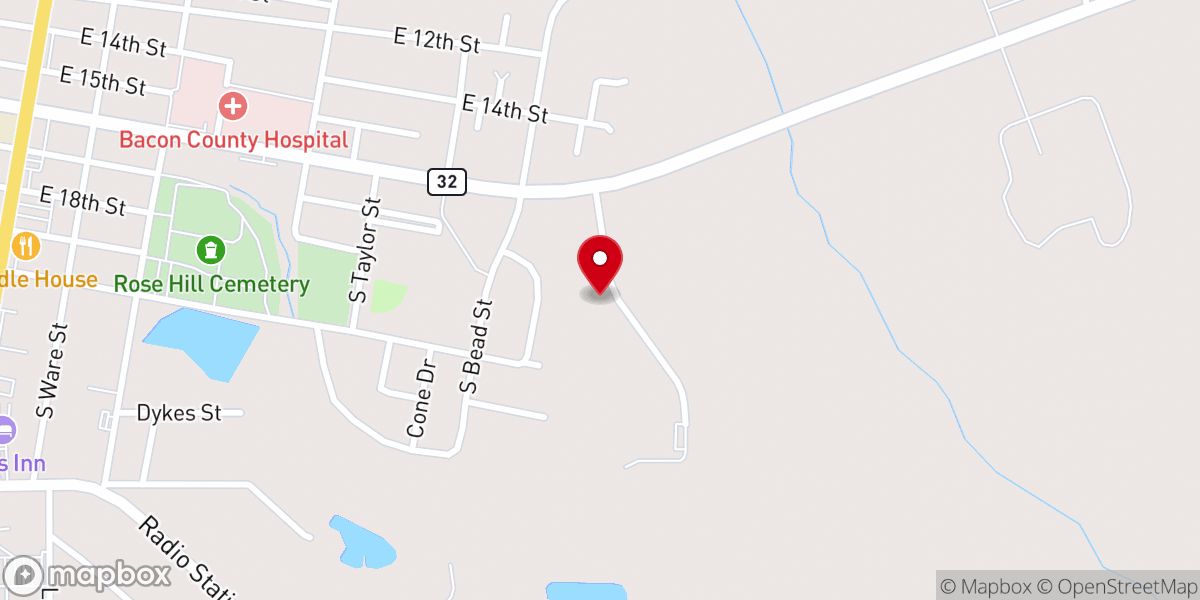 Map showing location of Wings Of Faith Worship Center