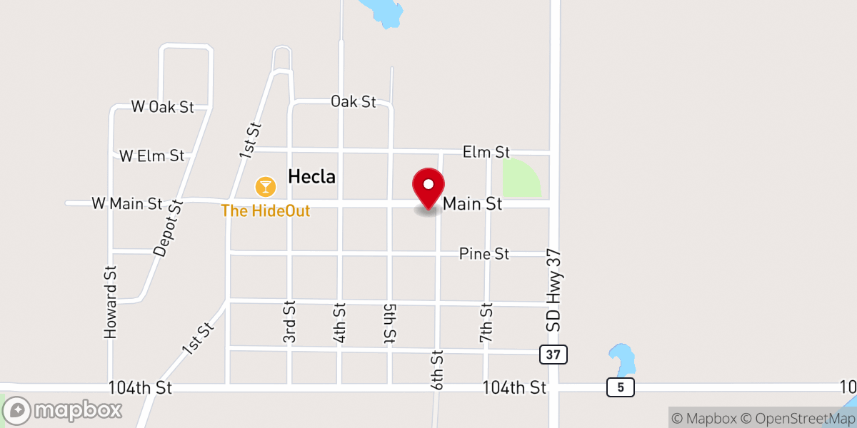 Map showing location of St John's Lutheran Church LCMC