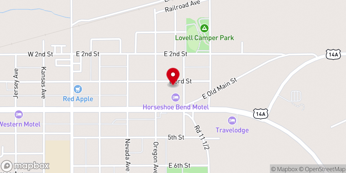 Map showing location of Faith Southern Baptist Church