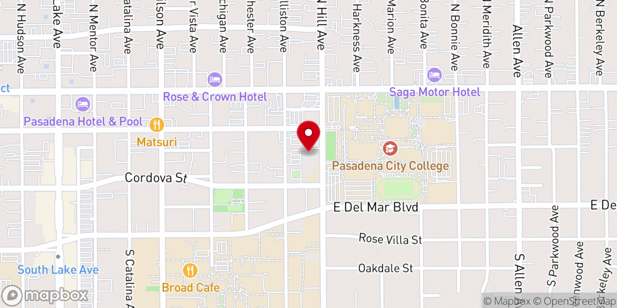 Map showing location of St Philip the Apostle Church