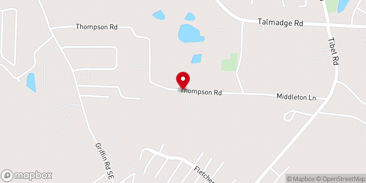 Map showing location of Shiloh Missionary Baptist Temple
