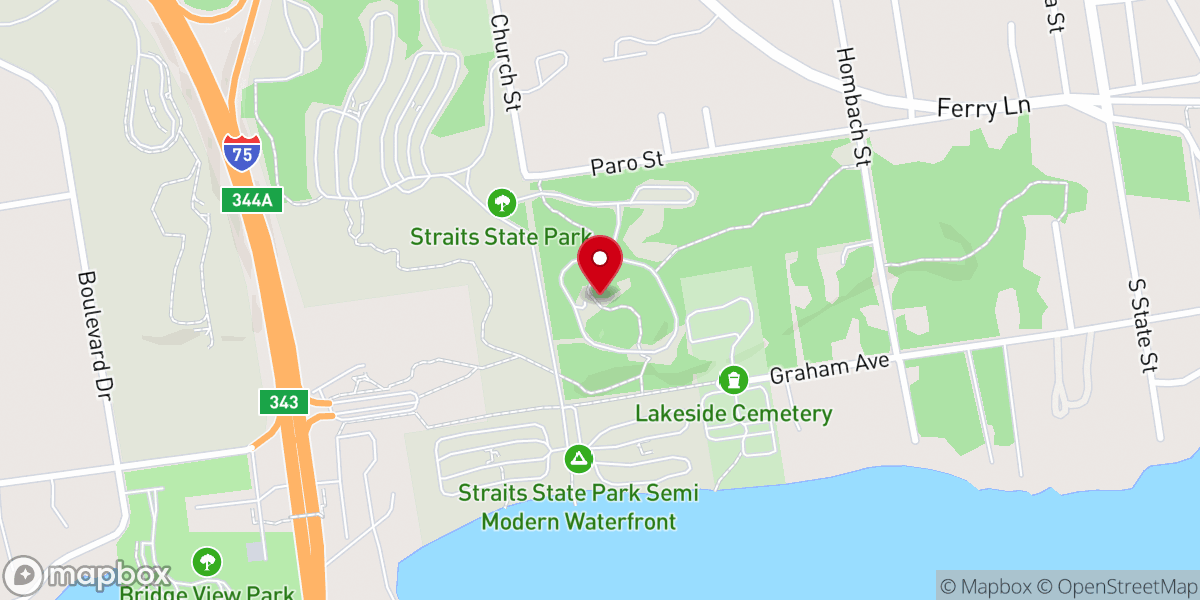 Map showing location of Restroom
