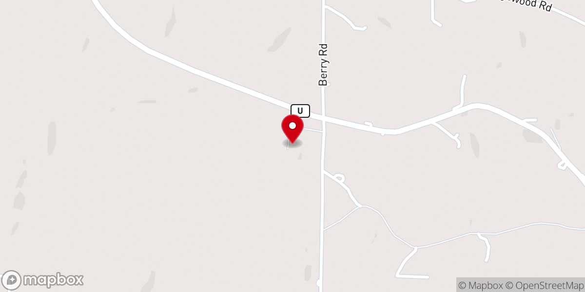 Map showing location of Mt Pisgah Free Will Baptist