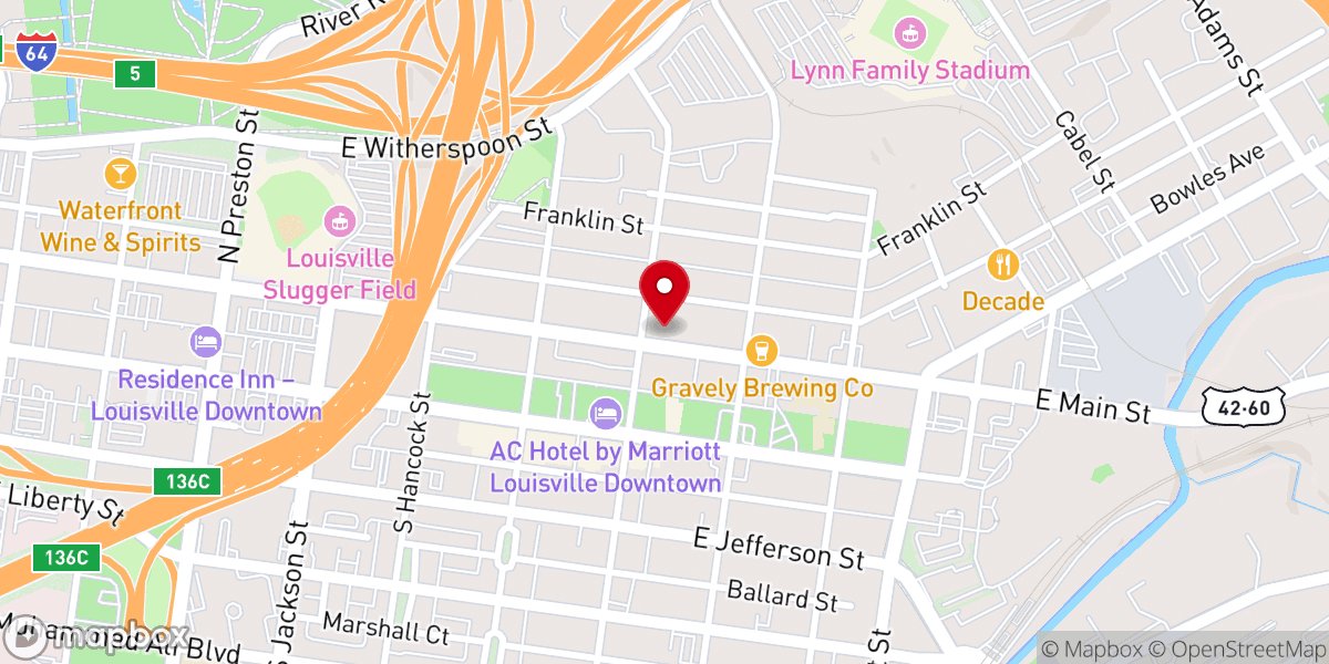 Map showing location of St. John Divine Pure Gospel Church