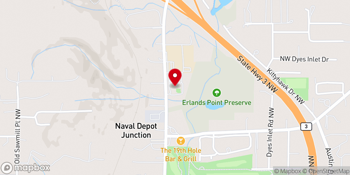 Map showing location of The Refuge Church