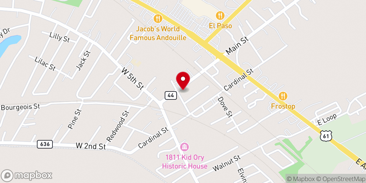 Map showing location of Mama Betty's Christian Academy