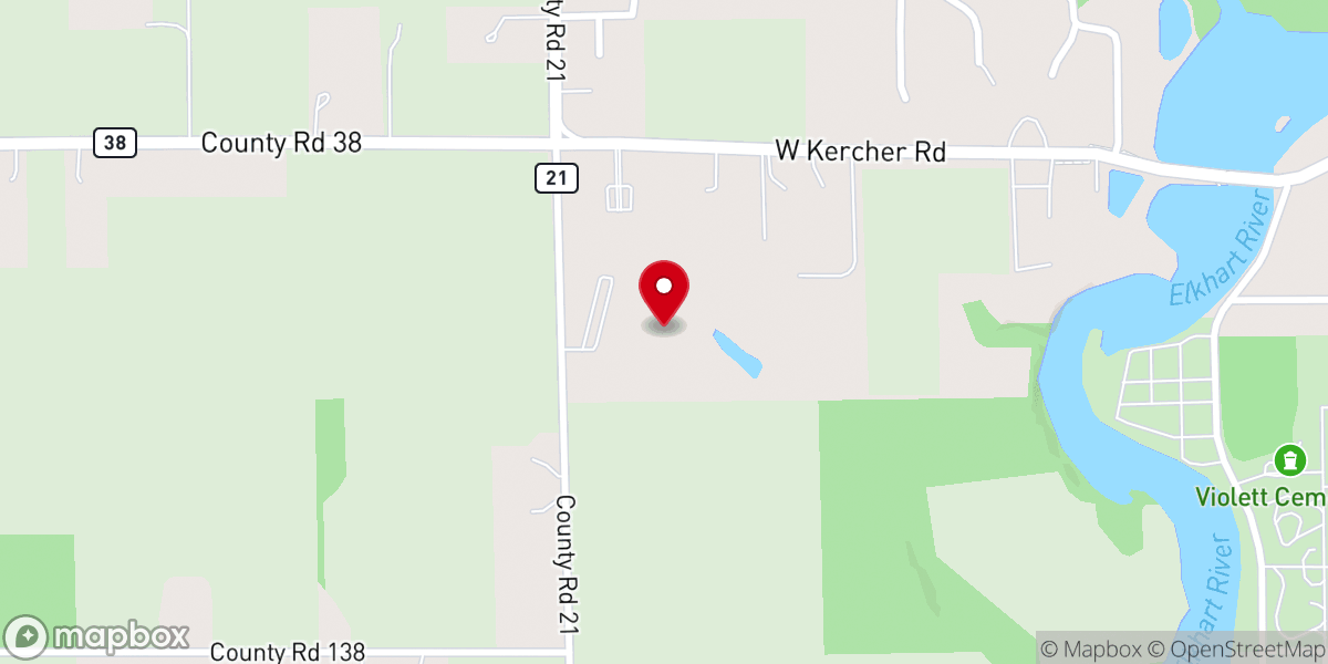 Map showing location of Community Church of Waterford